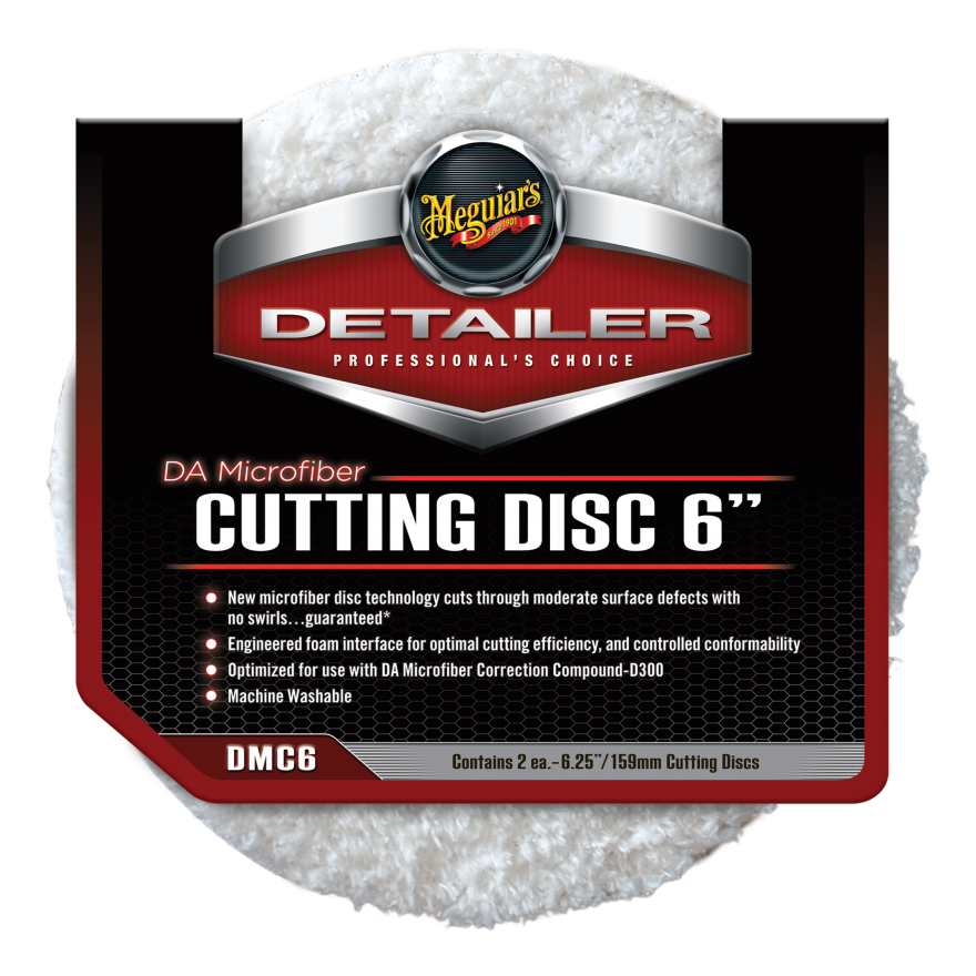 Meguiar's DA Microfiber Buff Pads - 6 Inch. (2 Pack)